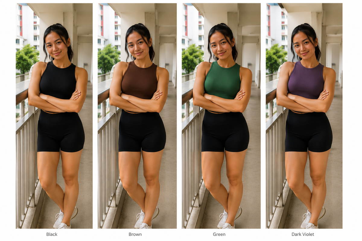 Kinetiv Women's Quick-Dry Yoga Top - Stretch-Fit Sports Tank