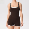 Kinetiv Women's Seamless Yoga Bodysuit — One-Piece with Removable Chest Pads