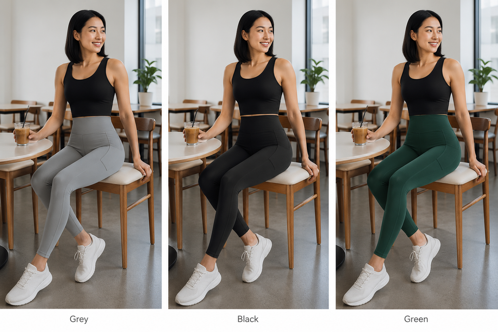 Kinetiv Women's Yoga Pants with Phone Pocket - High-Waist Leggings