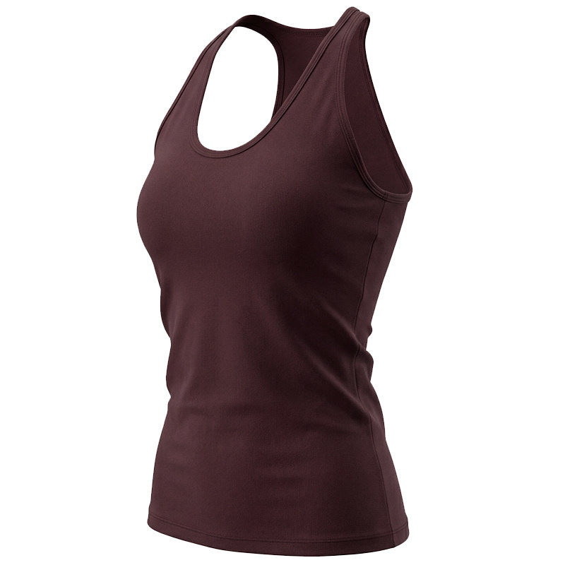 Kinetiv Women's Sleeveless Yoga Top - Built-In Chest Pad Sports Tank