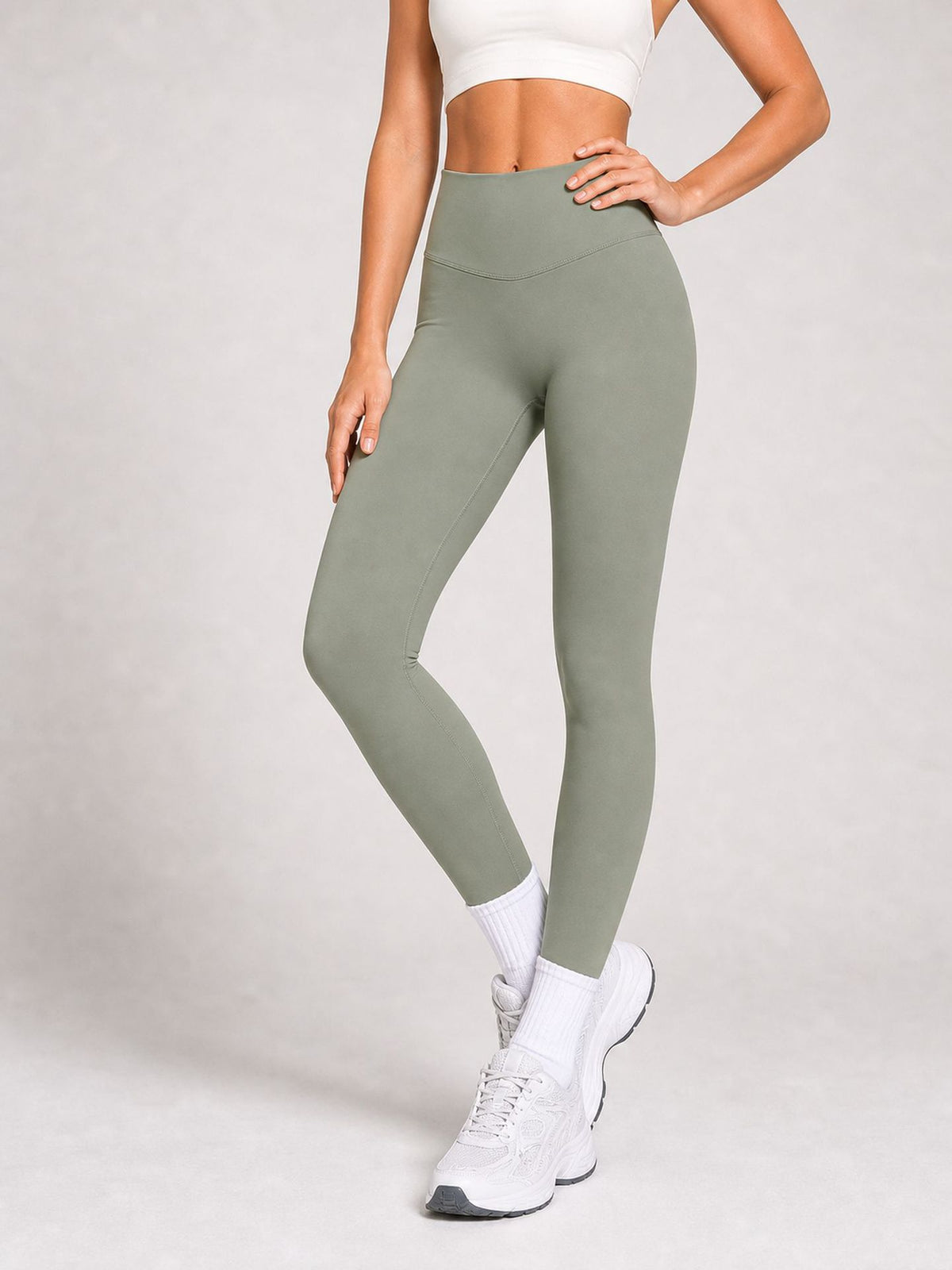Kinetiv Women's High-Waist Quick-Dry Yoga Pants - Seamless Leggings