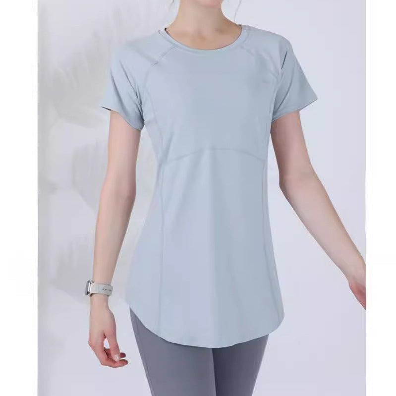 Kinetiv Women's Slim-Fit Running Tee - Quick-Dry Yoga T-Shirt