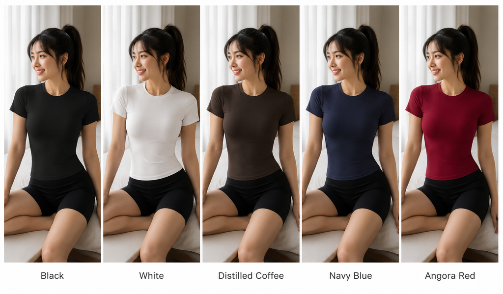 Kinetiv Women's Quick-Dry Fitness Tee - Breathable Sports T-Shirt