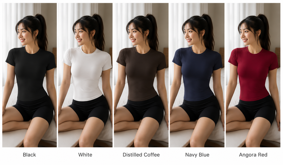 Kinetiv Women's Quick-Dry Fitness Tee - Breathable Sports T-Shirt