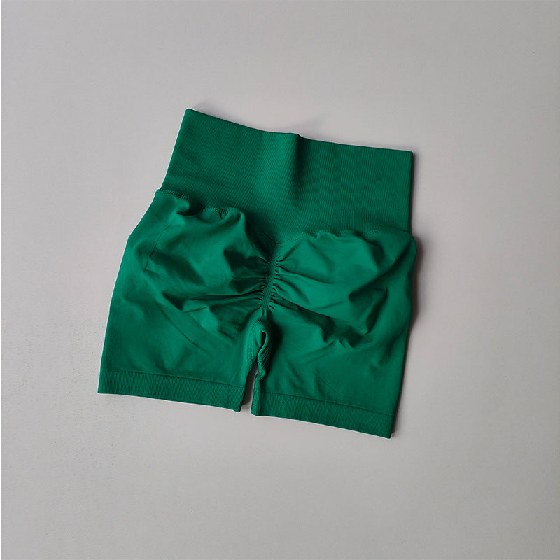 Kinetiv Women's Tummy Control Yoga Shorts - High-Waist Gym Shorts