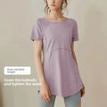 Kinetiv Women's Slim-Fit Running Tee - Quick-Dry Yoga T-Shirt