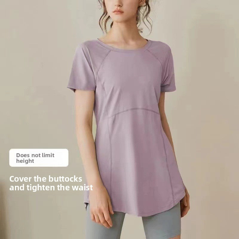 Kinetiv Women's Slim-Fit Running Tee - Quick-Dry Yoga T-Shirt