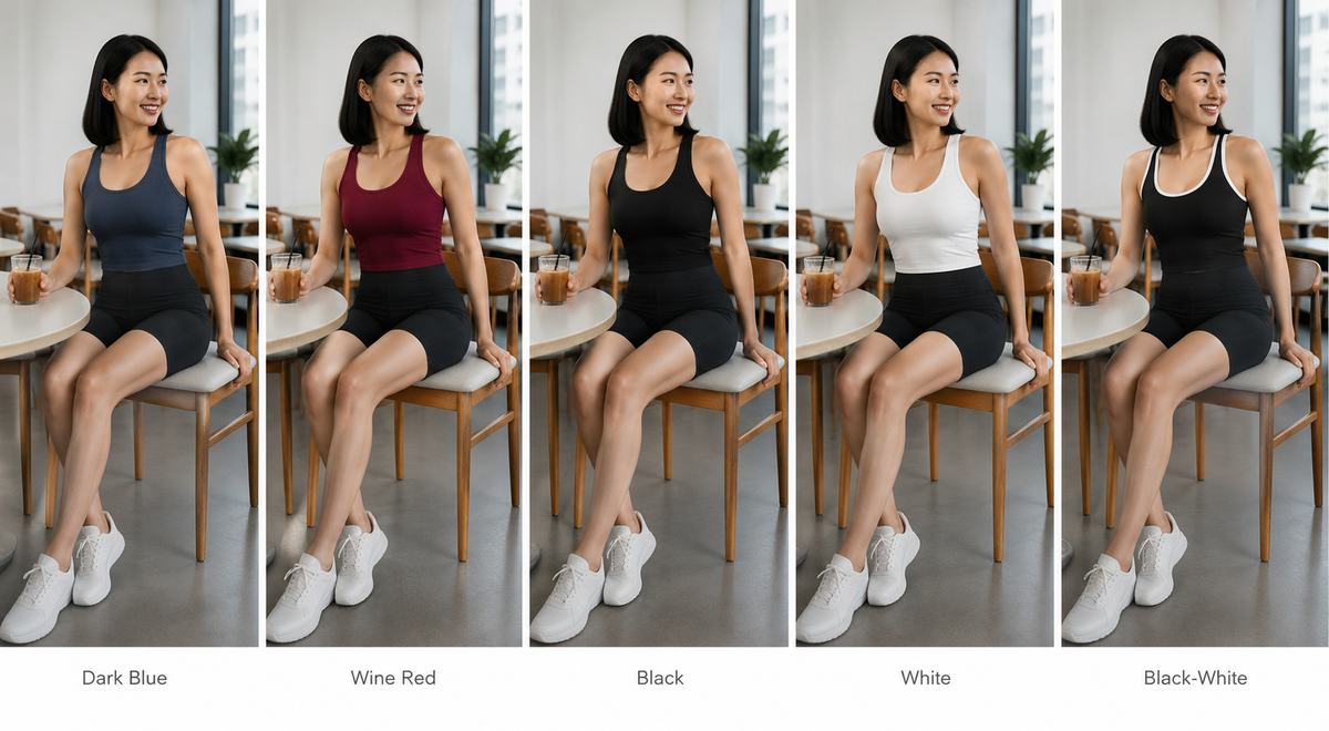 Kinetiv Women's Sleeveless Yoga Top - Built-In Chest Pad Sports Tank