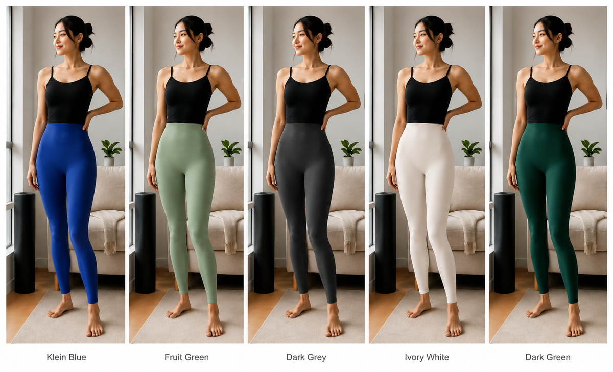 Kinetiv Women's Scrunch Butt-Lift Yoga Leggings - High-Waist Seamless Gym Tights