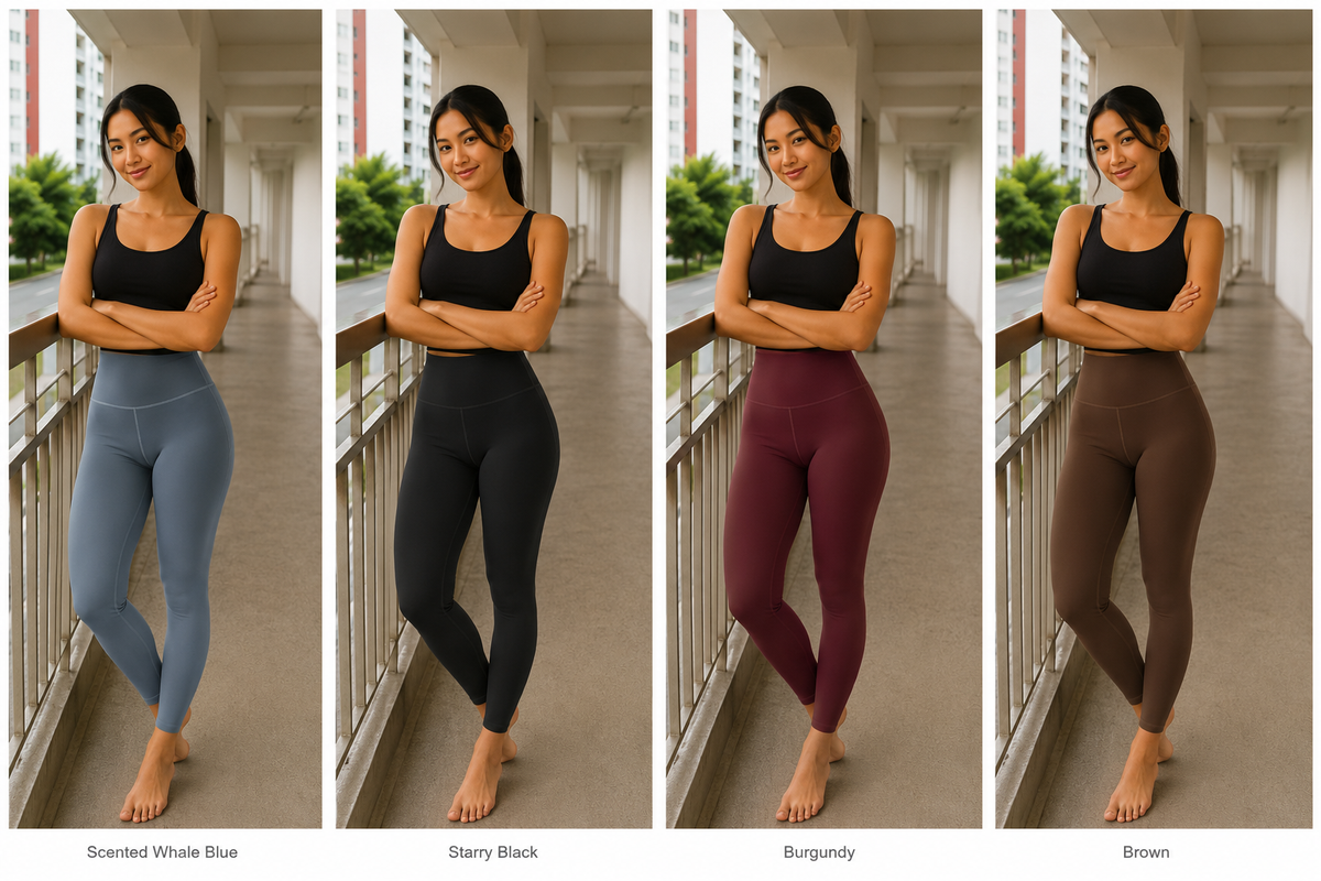 Kinetiv Women's High-Waist Butt-Lift Yoga Pants - Scrunch Seamless Leggings