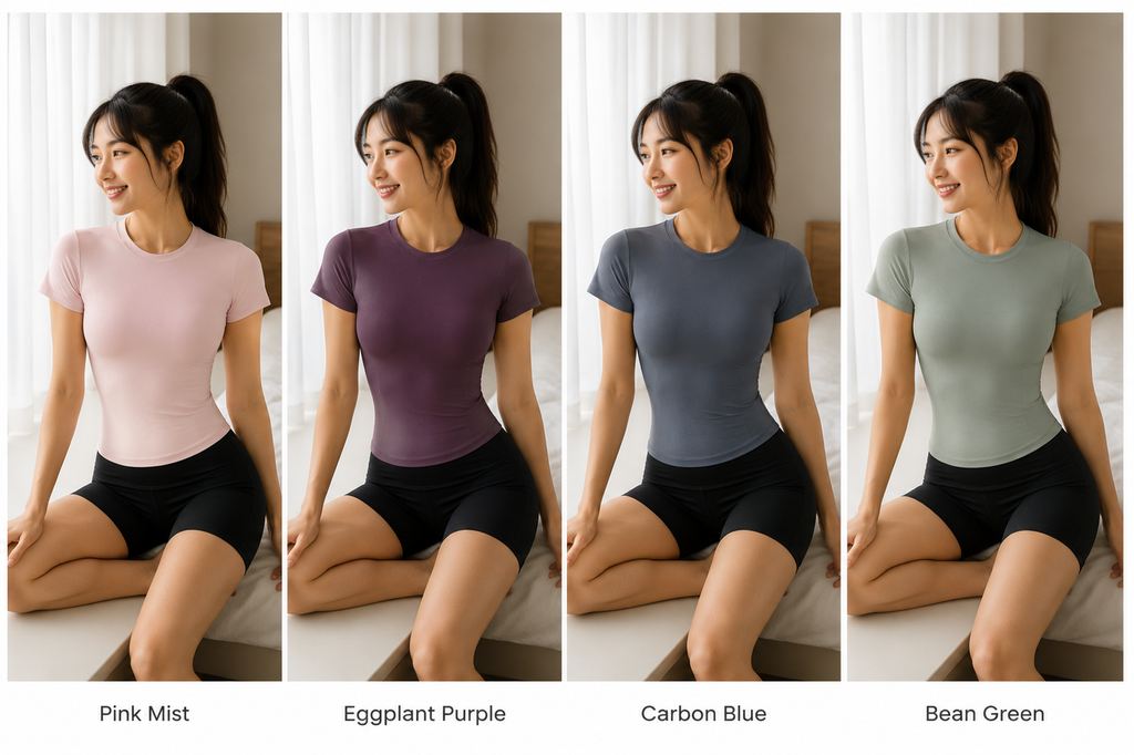 Kinetiv Women's Quick-Dry Fitness Tee - Breathable Sports T-Shirt