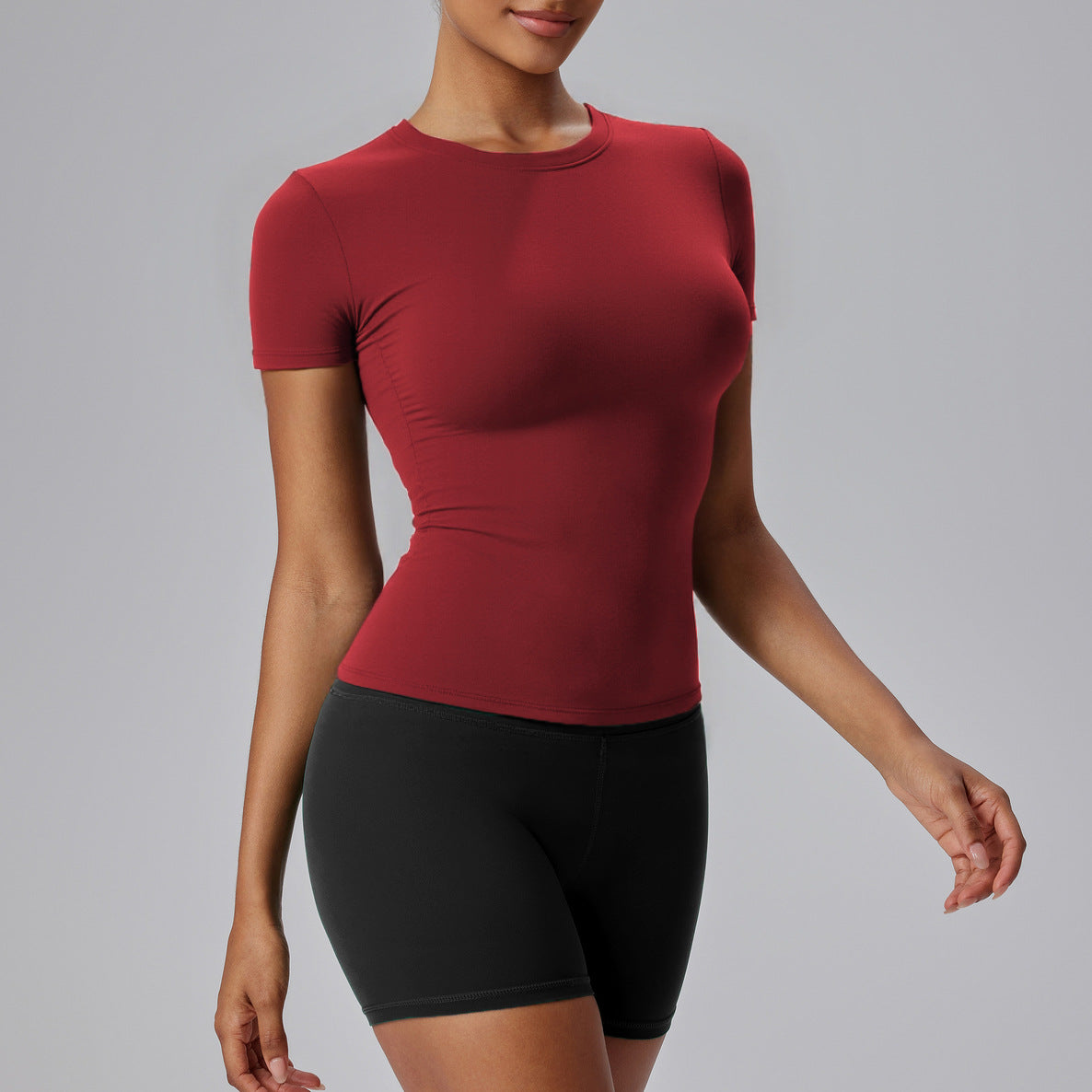 Kinetiv Women's Quick-Dry Fitness Tee - Breathable Sports T-Shirt