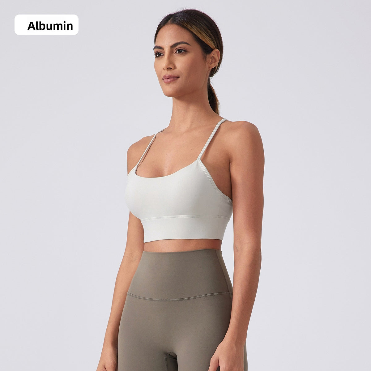 Kinetiv Women's Y-Back Yoga Sports Bra - Medium Support Racerback
