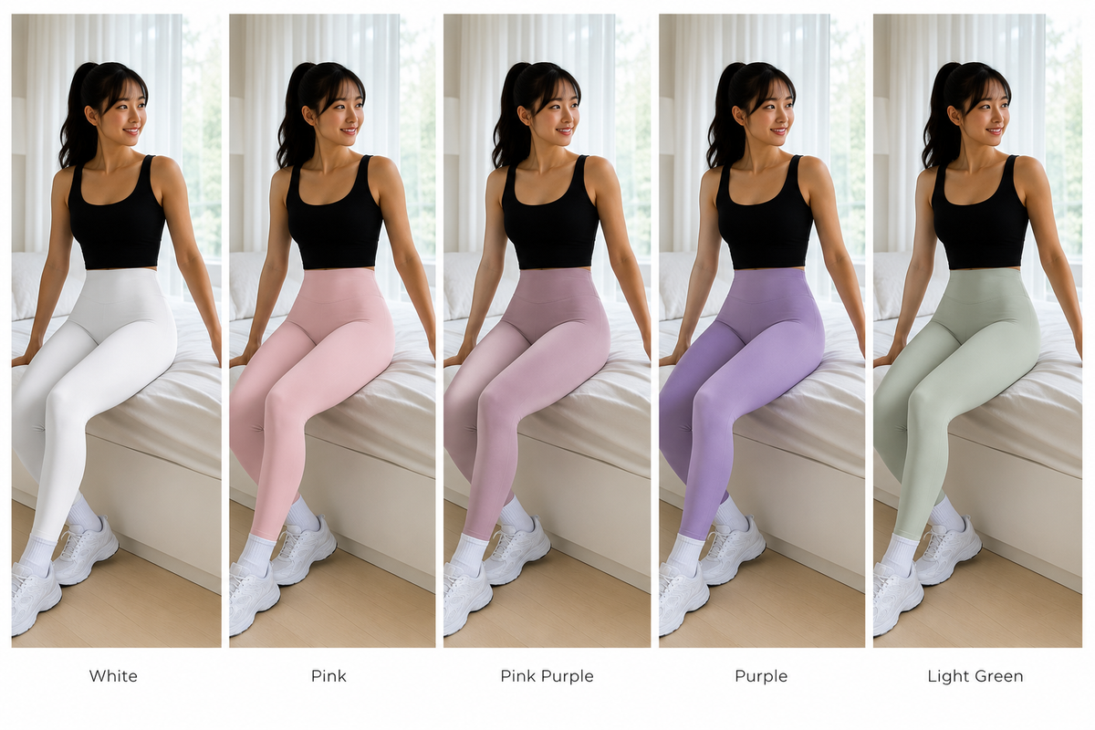 Kinetiv Women's High-Waist Quick-Dry Yoga Pants - Seamless Leggings