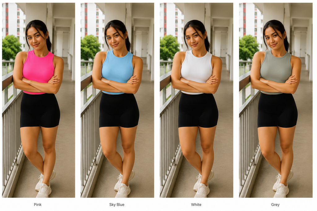 Kinetiv Women's Quick-Dry Yoga Top - Stretch-Fit Sports Tank