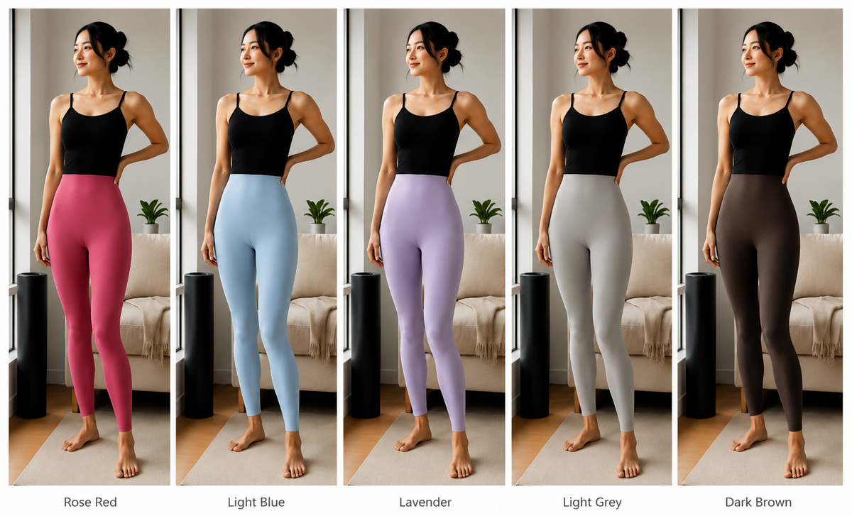 Kinetiv Women's Scrunch Butt-Lift Yoga Leggings - High-Waist Seamless Gym Tights