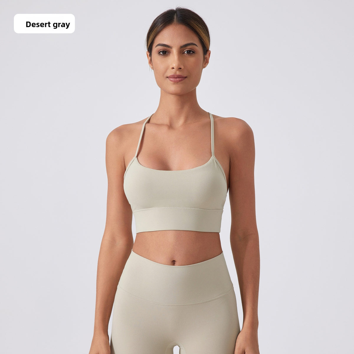 Kinetiv Women's Y-Back Yoga Sports Bra - Medium Support Racerback