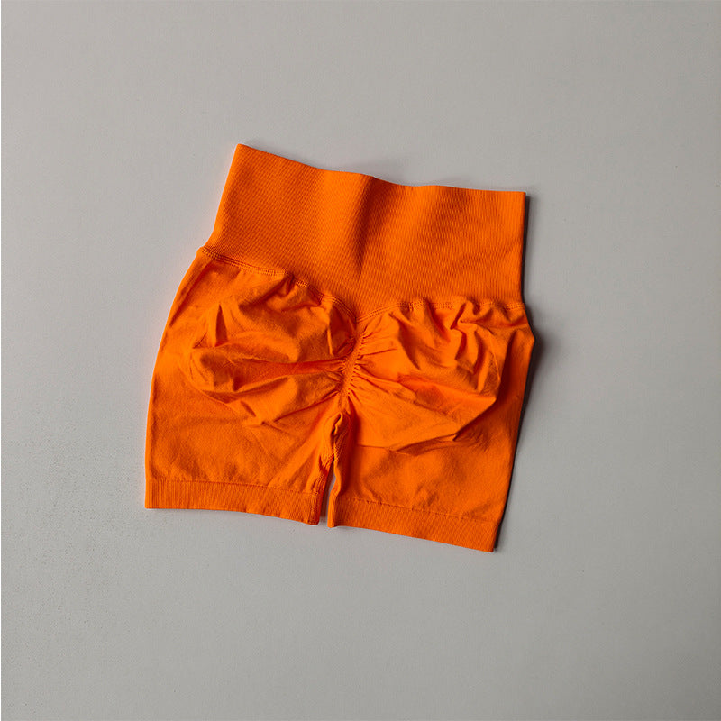 Kinetiv Women's Tummy Control Yoga Shorts - High-Waist Gym Shorts