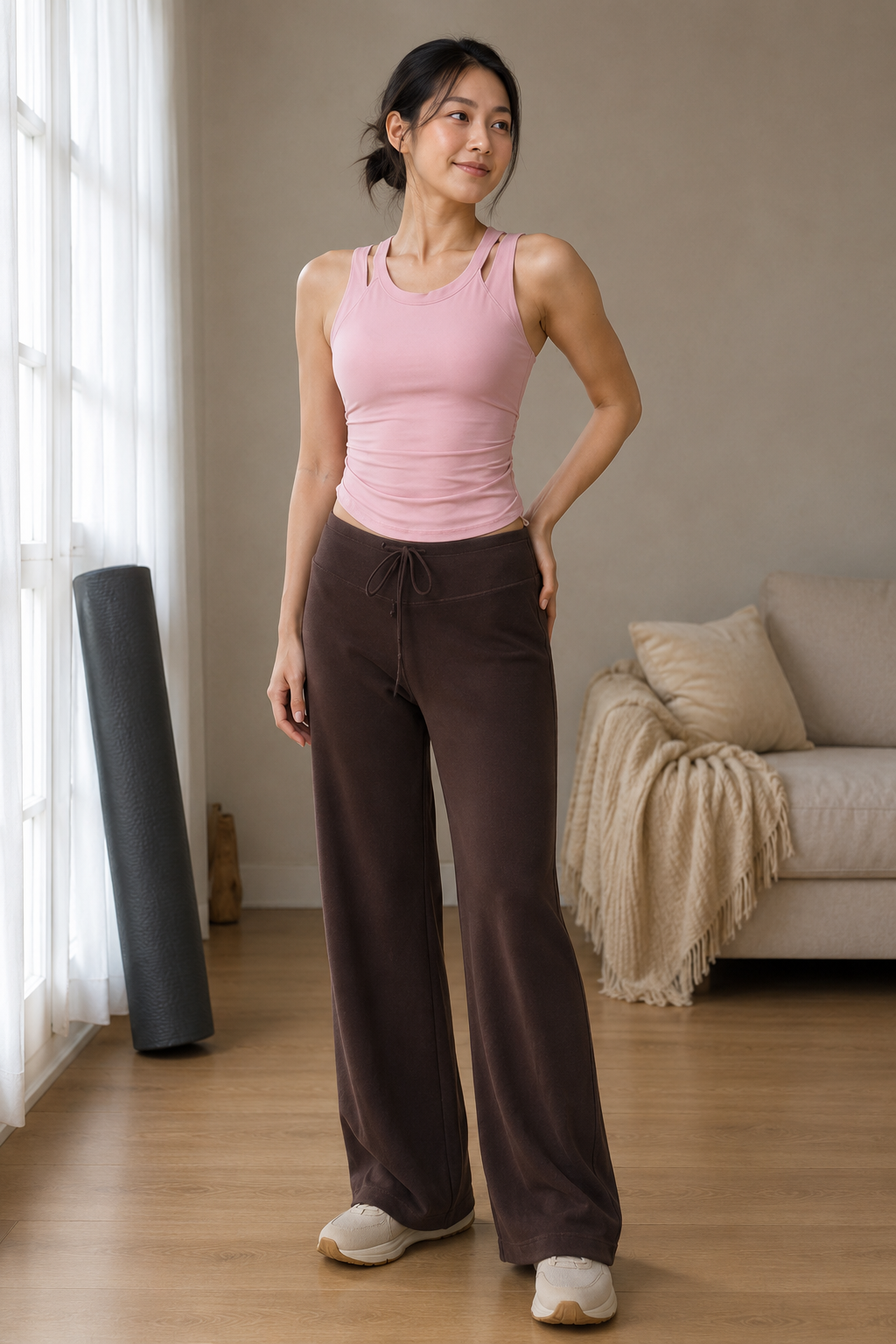Kinetiv Women's Stretch Fitness Yoga Vest - Backless Sports Tank