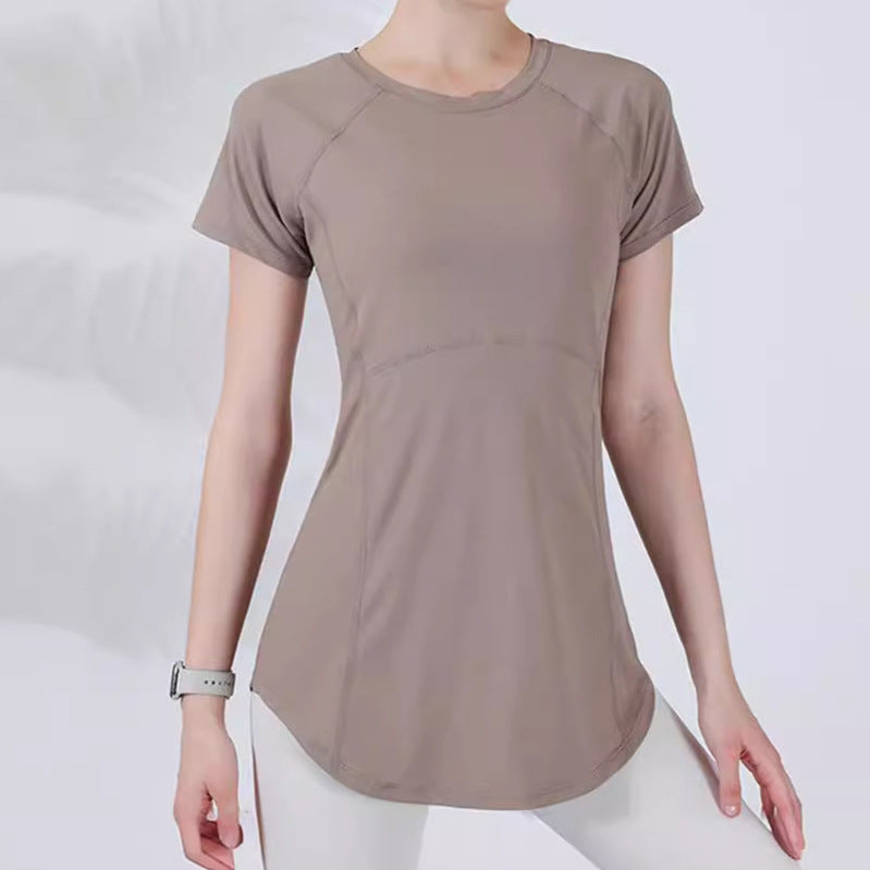Kinetiv Women's Slim-Fit Running Tee - Quick-Dry Yoga T-Shirt