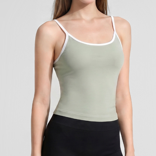 Kinetiv Women's Back Support Yoga Top - Cross-Back Sports Tank
