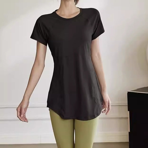 Kinetiv Women's Slim-Fit Running Tee - Quick-Dry Yoga T-Shirt